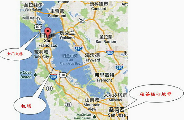 硅谷地图